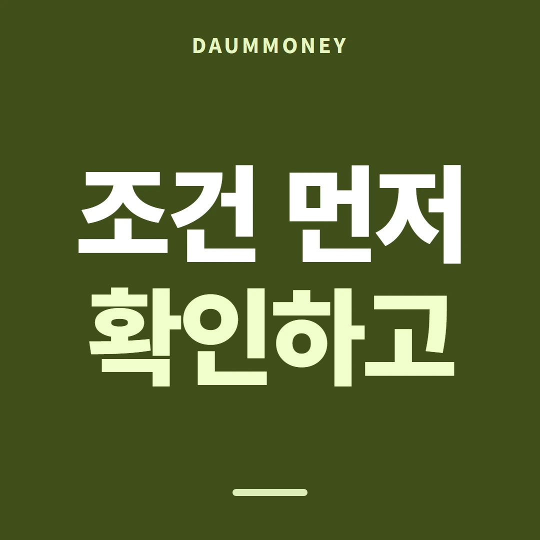 다음머니 카드깡 비용 자리 개념 안내 카드 배너
